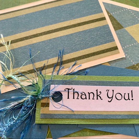 20 handmade Thank You postcards with envelopes - Picture 7 of 9